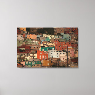 Cityscape Of Guanajuato, Mexico Canvas Print