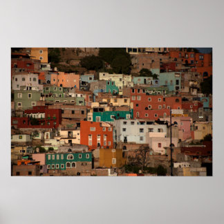 Cityscape Of Guanajuato, Mexico Poster