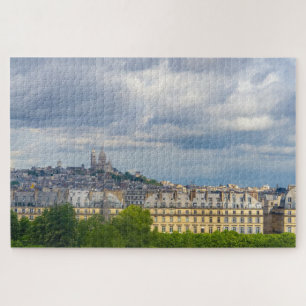 Cityscape of Paris with Sacre Coeur, France Jigsaw Puzzle