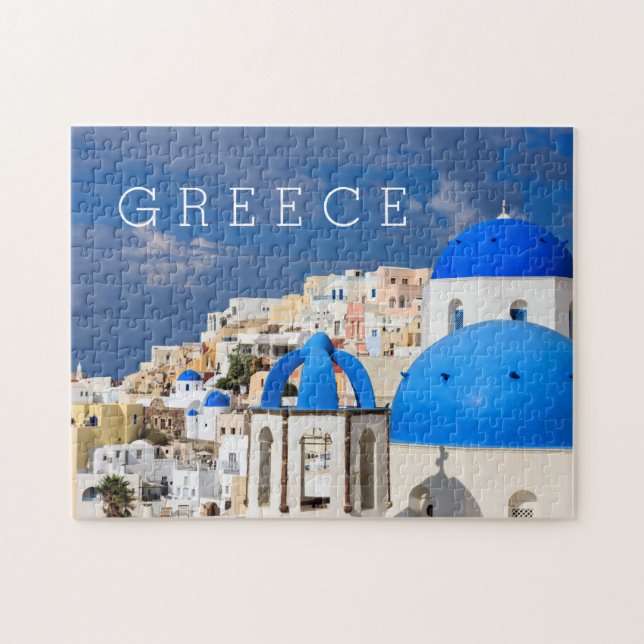 Cityscape of Santorini, Greece Jigsaw Puzzle (Horizontal)