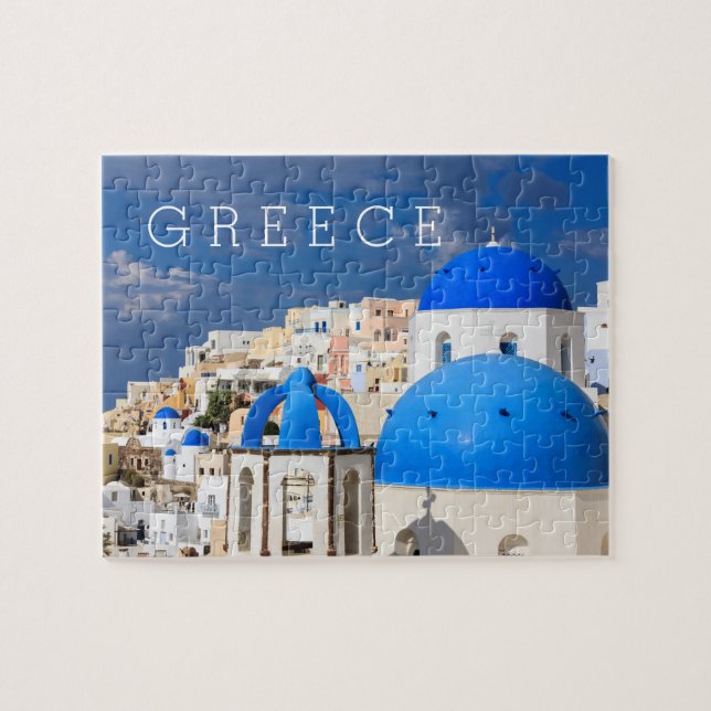 Cityscape of Santorini, Greece Jigsaw Puzzle (Horizontal)