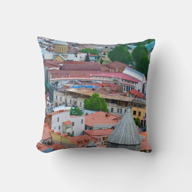 Cityscape of Tbilisi Cushion (Front)