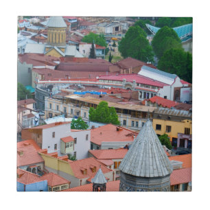 Cityscape of Tbilisi Tile