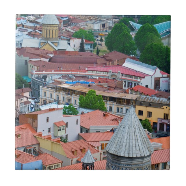 Cityscape of Tbilisi Tile (Front)