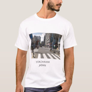 Cityscape photo of Yokohama City, JAPAN Fleece Bla T-Shirt