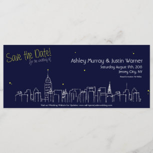 Cityscape Save the Dates - Customisable! Date