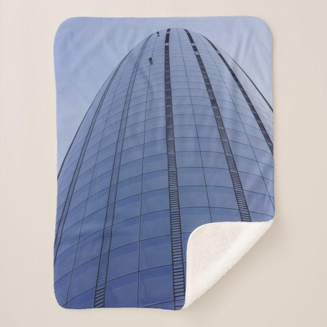 Cityscape Sherpa Blanket (Front)