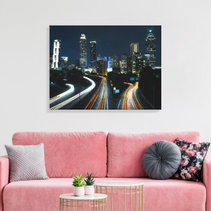 Cityscape Stretched Canvas Print