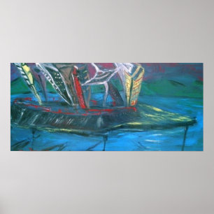 CITYSCAPE SUPPORTS POSTER