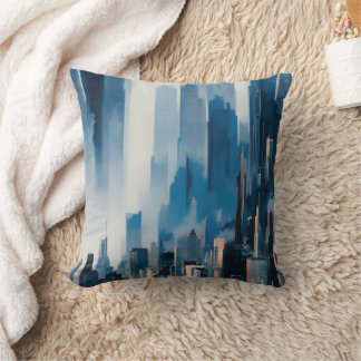Cityscape Throw Pillow