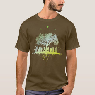 citytree nature city city urban tree forest birds T-Shirt