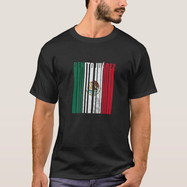Ciudad Benito Juárez México con Águila Mexicana T-Shirt (Front)