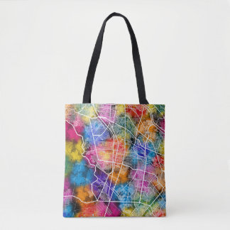 Ciudad Juárez Mexico Map Tote Bag