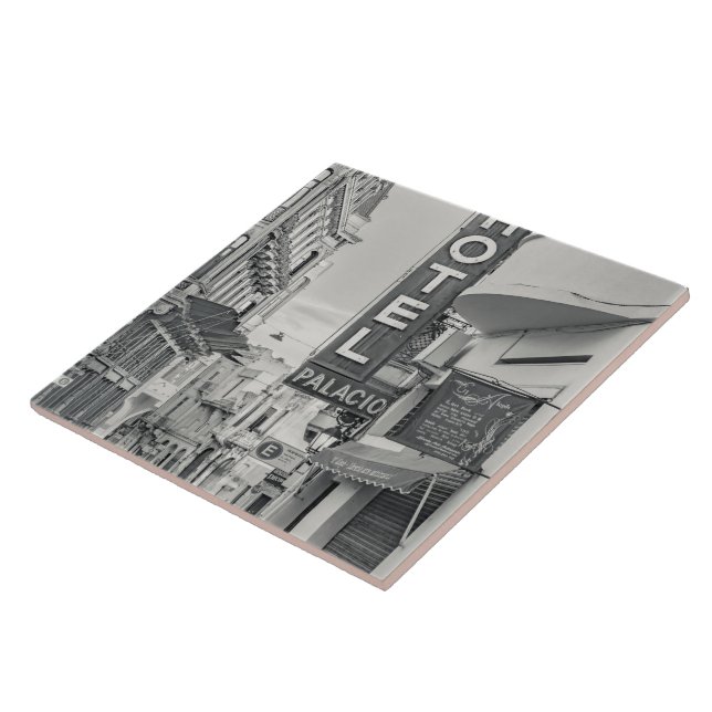 Ciudad Vieja District, Montevideo, Uruguay Tile (Side)