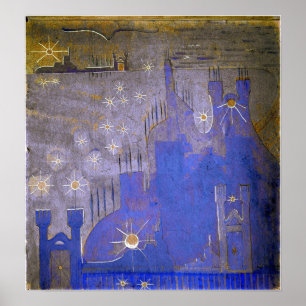 Ciurlionis - Allegro Sonata I Druskininkai 1907 Poster