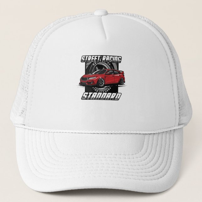 Civic Street Racing Trucker Hat (Front)