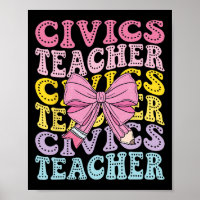 Civics Teacher Citizenship Political Science Back