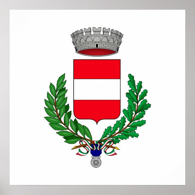 Cividale del Friuli Stemma, Italy Poster (Front)