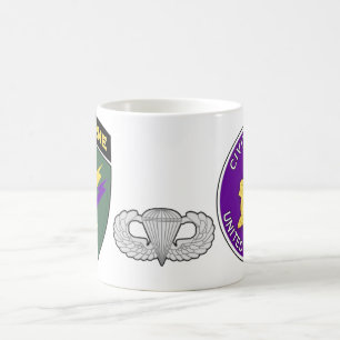 Civil Affairs Airborne SSI and Emblem 1 Coffee Mug