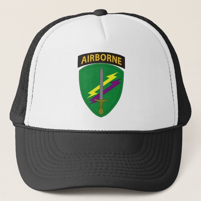 Civil Affairs and Psychological Ops Command Trucker Hat (Front)