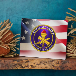Civil Affairs Army Veteran Plaque