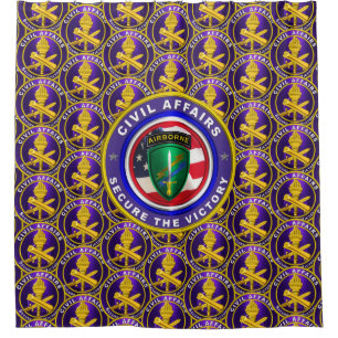 Civil Affairs Shower Curtain