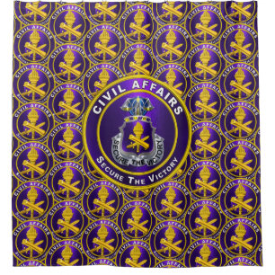 Civil Affairs Shower Curtain