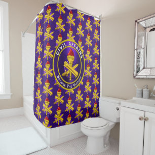 Civil Affairs Shower Curtain