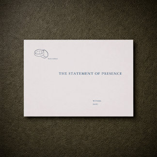 Civil Ceremony | Non-traditional Wedding Statement Postcard