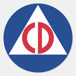 civil defence Sticker