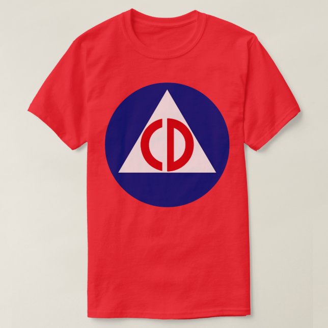 Civil Defence T-Shirt (Design Front)