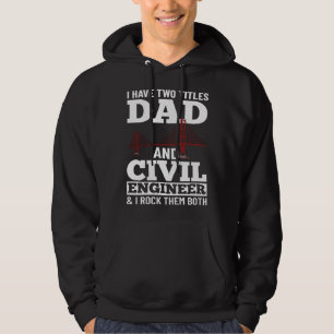 Civil Engineer Bridge Builder Engineering Student Hoodie