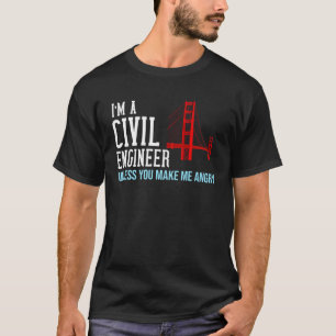 Civil Engineer Bridge Engineering T-Shirt