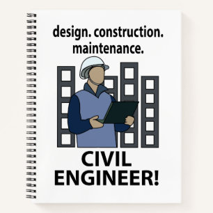  Civil Engineer Design Construction Civil Engineer Notebook