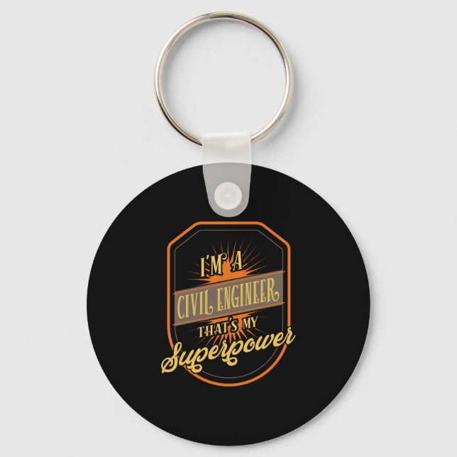 Civil Engineer Key Ring (Front)