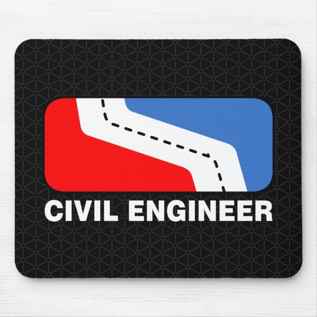 Civil Engineer League Mouse Mat (Front)
