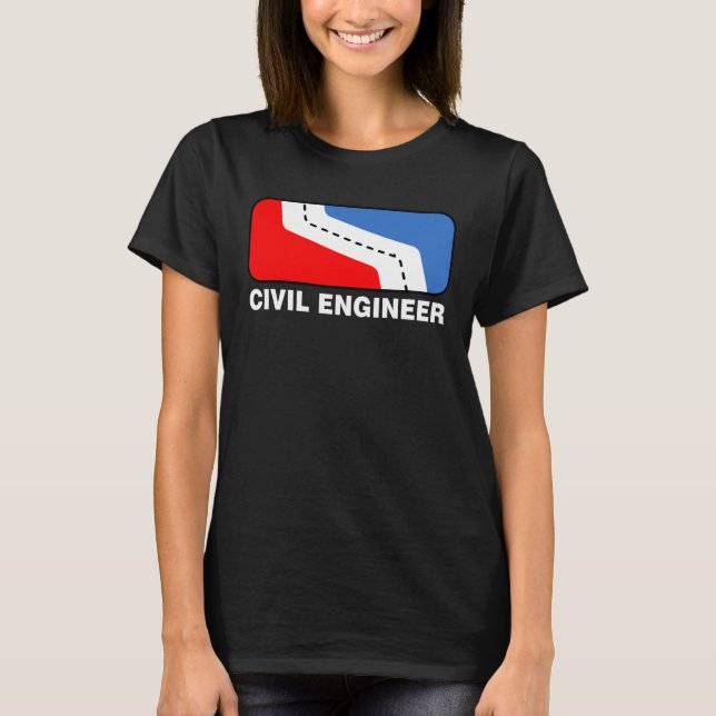 Civil Engineer League T-Shirt (Front)