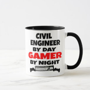 Civil Engineer Loves Playing Video Games Mug