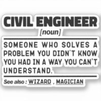 Civil Engineer Noun Engineering Worker Sarcastic