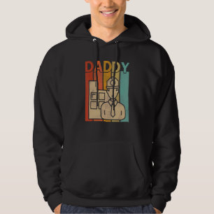 Civil Engineer Retro Style Vintage Daddy Graphic F Hoodie