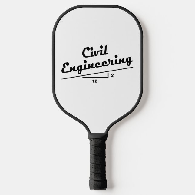 Civil Engineer Slope Pickleball Paddle (Front)