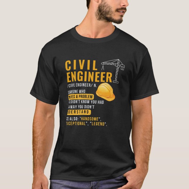 Civil Engineer T-Shirt (Front)