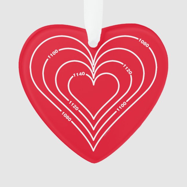 Civil Engineering Heart Ornament (Front)