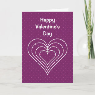 Civil Engineering Heart Valentine's Day card