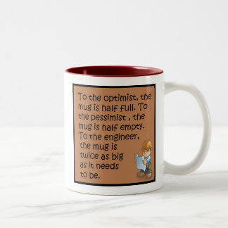 Civil Engineering saying Two-Tone Coffee Mug