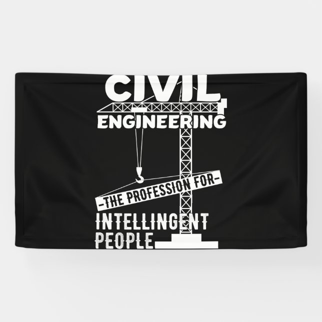 Civil Engineering The Profession For Intelligent Banner (Horizontal)