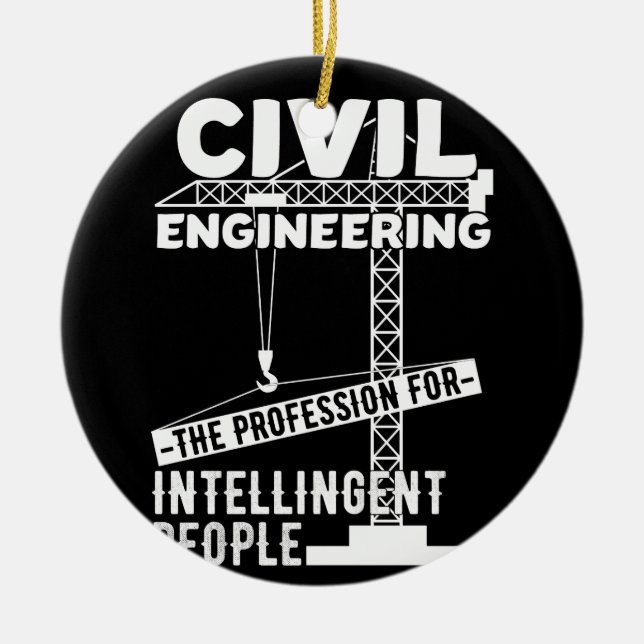 Civil Engineering The Profession For Intelligent Ceramic Tree Decoration (Front)