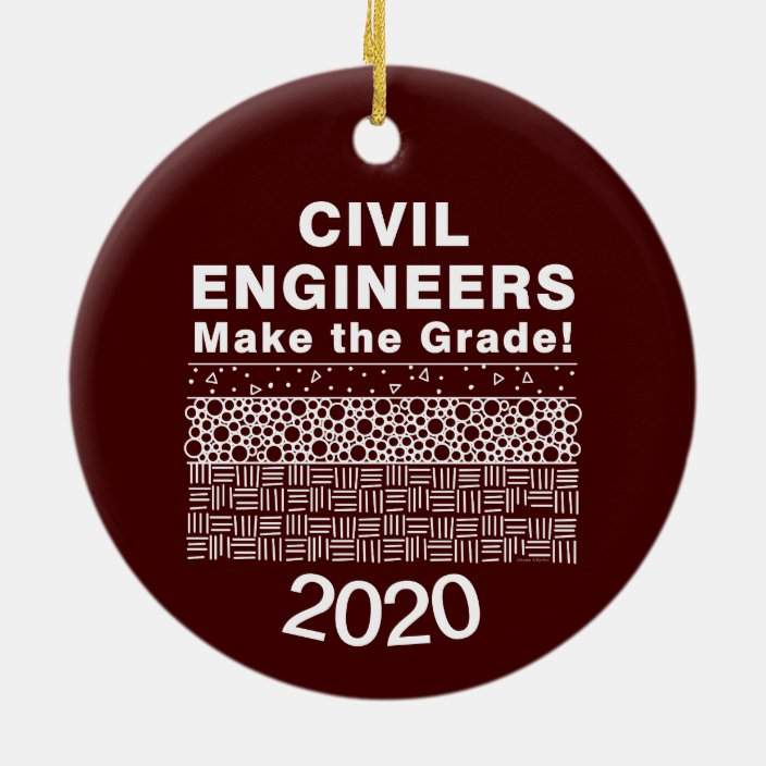 Civil Engineers Make The Grade Christmas Ornament Zazzle.co.uk