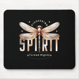 Civil Rights Equality Freedom Patriot Dragonfly In Mouse Mat