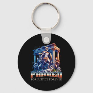 Civil Rights Equality Freedom Patriot Justice Roma Key Ring